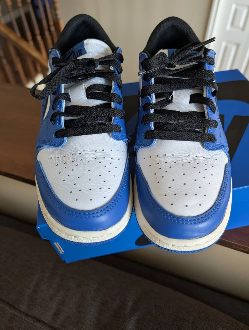 Air Jordan Retro Low OG Game Royal Youth Size 7 - Picture 4 of 10